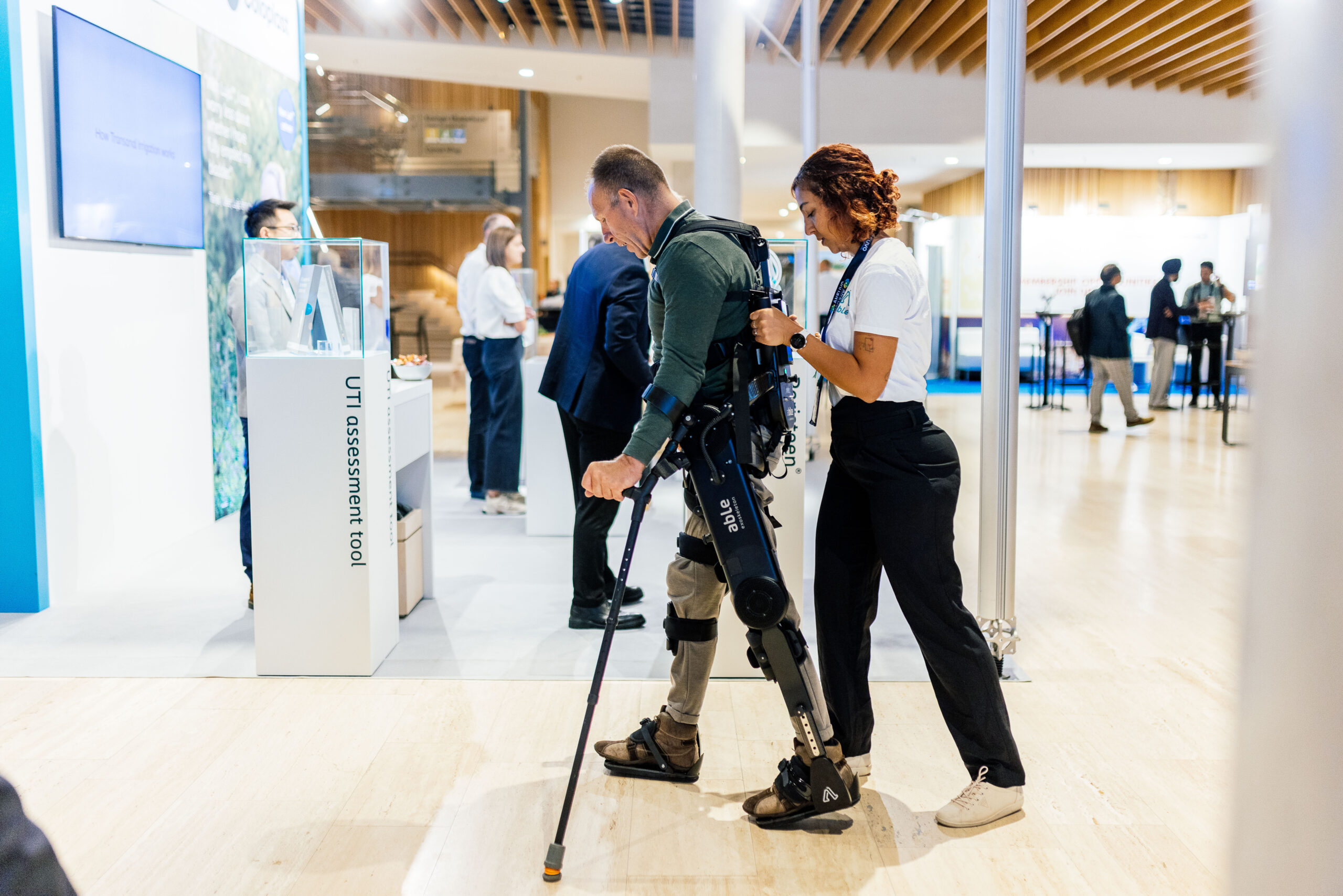Showcase of the ABLE Exoskeleton at a congress