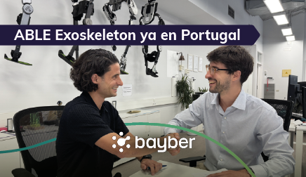 El Exoesqueleto ABLE ya en portugal, gracias a nuestro nuevo distribuidor Bayber